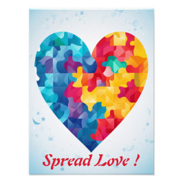 Liebe Puzzle Rainbow Personalisiert Fotodruck