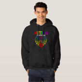 Liebe Puzzles Welterbe Autismus Hoodie (Vorne ganz)