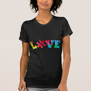 LIEBE Puzzleteile Herzautismus Sensibilisierung Ge T-Shirt