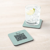 Liebe QR-Code Getränkeuntersetzer (Rechte Seite)