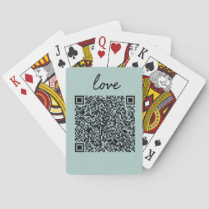 Liebe QR-Code Spielkarten