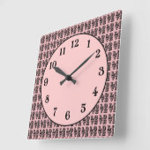 LIEBE QUADRATISCHE WANDUHR (Winkel)