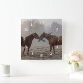 Liebe Quadratische Wanduhr (Zuhause)