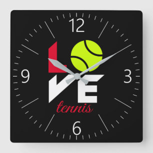 Liebe Quadratische Wanduhr
