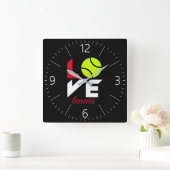 Liebe Quadratische Wanduhr (Zuhause)