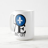 LIEBE Quebec City 15 oz Kaffeetasse (Vorderseite Links)