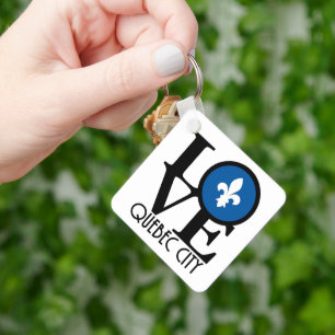 LIEBE Quebec Schlüsselanhänger