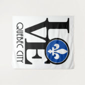 LIEBE Quebec Wandteppich (Vorderseite (Horizontal))