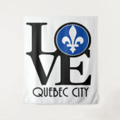 LIEBE Quebec Wandteppich (Vorderseite)