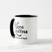 Liebe Queens Tasse (Vorderseite Links)