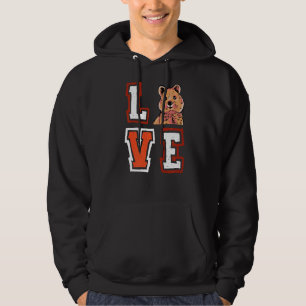 Liebe Quokka Australien Wombat Kangaroo Marsupial  Hoodie