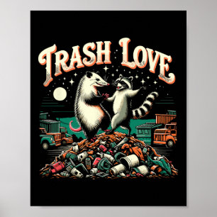 Liebe Raccoon Possum Poster