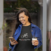 Liebe Radfahrer-Slogan T-Shirt