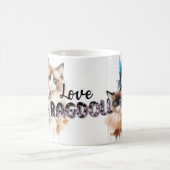 Liebe Ragdoll Cat Kaffeetasse (Mittel)