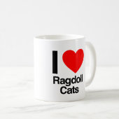 Liebe-Ragdoll-Katzen Kaffeetasse (VorderseiteRechts)