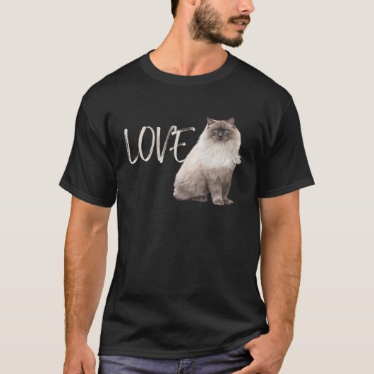 Liebe Ragdolls Cat Owner T-Shirt (Vorderseite)