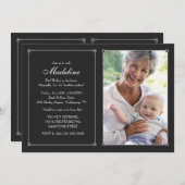 Liebe-Rahmen-Foto-Ruhestands-Einladung Einladung (Vorne/Hinten)