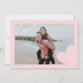 Liebe Rahmen Foto Valentine Karten (Vorderseite)