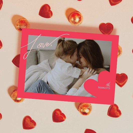 Liebe Rahmen Foto Valentine Karten