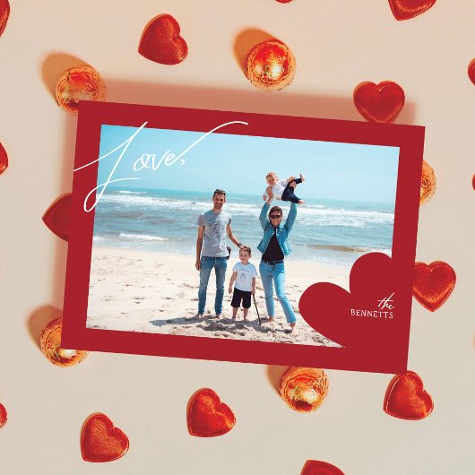 Liebe Rahmen Foto Valentine Karten