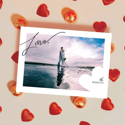 Liebe Rahmen Foto Valentine Karten