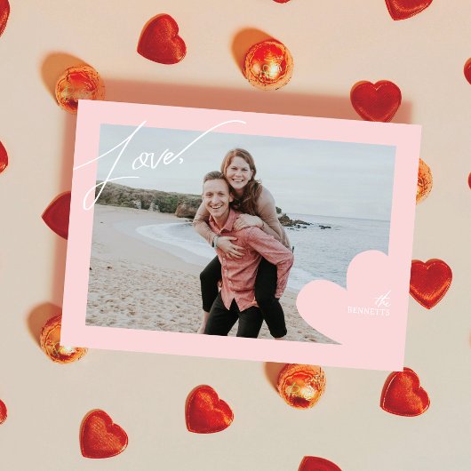 Liebe Rahmen Foto Valentine Karten