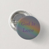 Liebe Rainbow Button (Vorne & Hinten)