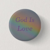 Liebe Rainbow Button (Vorderseite)