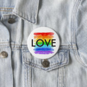Liebe Rainbow Button (Beispiel)