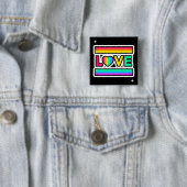 Liebe Rainbow Button (Beispiel)