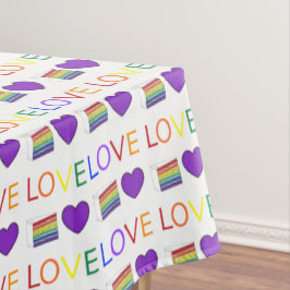 LIEBE Rainbow Gay Pride Cake LGBT Hochzeitsdekor Tischdecke