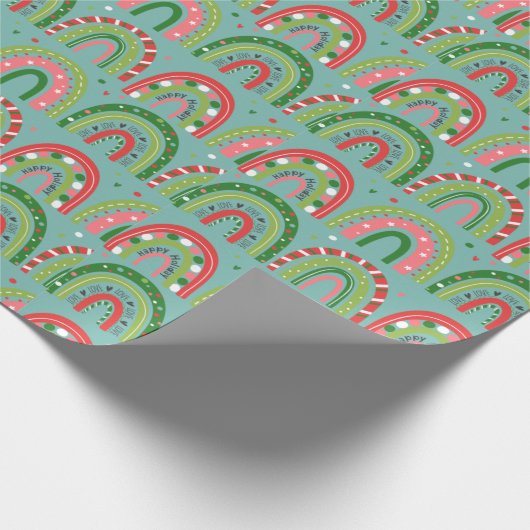 Liebe Rainbow Geschenkpapier (Ecke)