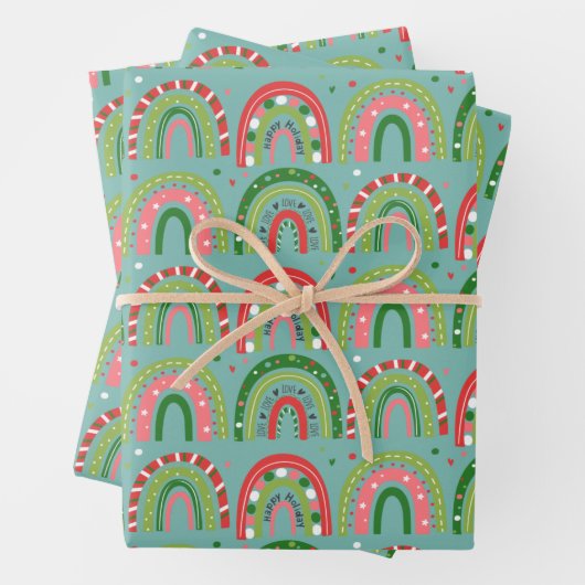 Liebe Rainbow Geschenkpapier Set (Beispiel)