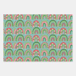 Liebe Rainbow Geschenkpapier Set