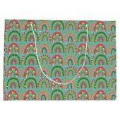 Liebe Rainbow Große Geschenktüte (Rückseite)