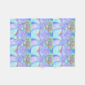 Liebe Rainbow Guardian Angel Custom Fleece Blanket (Vorderseite (Horizontal))