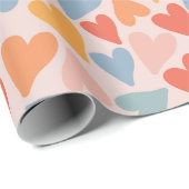 Liebe Rainbow-Herz-Musterpapier Geschenkpapier (Rolleneckpunkt)