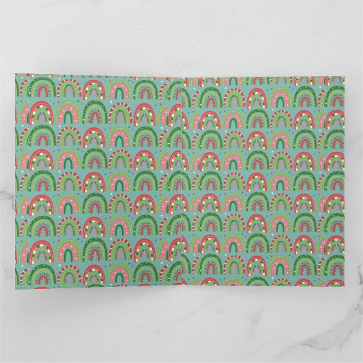 Liebe Rainbow Karte (Innenseite)