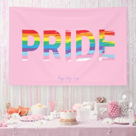 LIEBE Rainbow LGBTQIA Flag, Prix Party Rosa Banner (Party)