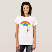 Liebe Rainbow Rain Prix Shirt - LGBTQ+ (Vorne ganz)