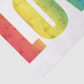 LIEBE Rainbow Seidenpapier (Ausschnitt)