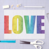 LIEBE Rainbow Seidenpapier (Handwerk)