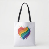 Liebe Rainbow Tasche (Vorderseite)