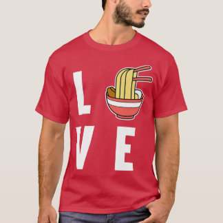 Liebe Ramen Anime Kawaii Ramen Noodles Lover Graph T-Shirt