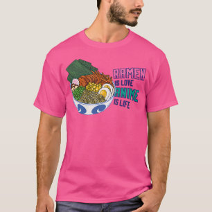 Liebe Ramen Anime Noodles Kawaii Japan Ske T-Shirt