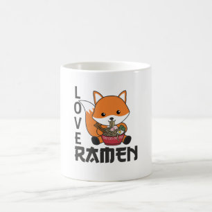 Liebe Ramen Niedlich Fox Kawaii Füchse Kaffeetasse
