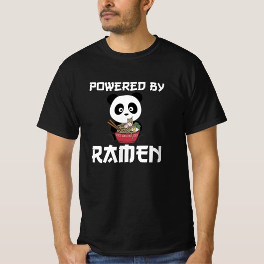 Liebe Ramen Niedlich Panda Kawaii Pandas T-Shirt (Vorderseite)