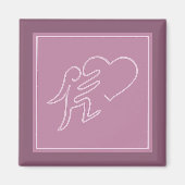 LIEBE (RASPBERRY) MAGNET (Vorne)