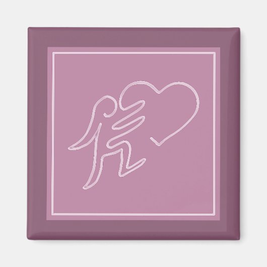 LIEBE (RASPBERRY) MAGNET (Vorne)