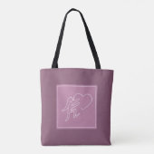 LIEBE (RASPBERRY) TASCHE (Rückseite)